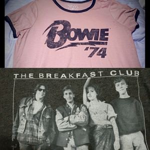 Lot of 2 plus size 80s classic tshirts 2x